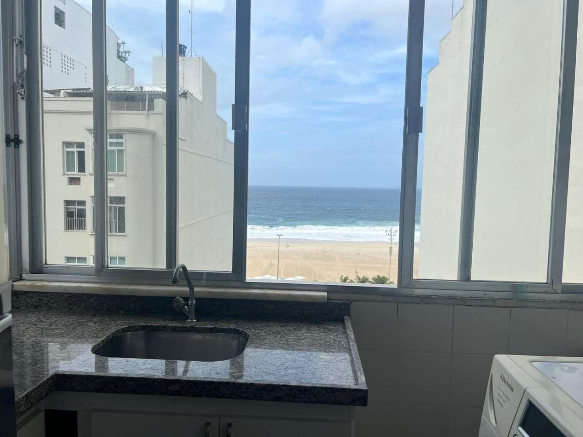 Апартаменти Deslumbrante Vista Mar Na Praia De Copacabana Ріо-де-Жанейро Екстер'єр фото